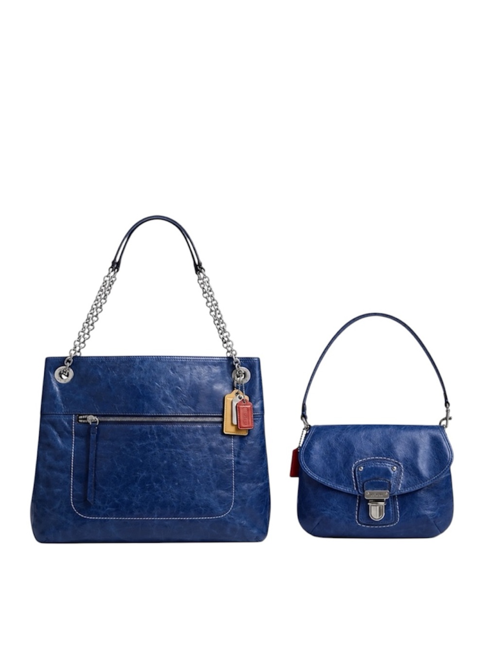 Coach Distressed Leather Poppy Bag - Picture 15 of 15
